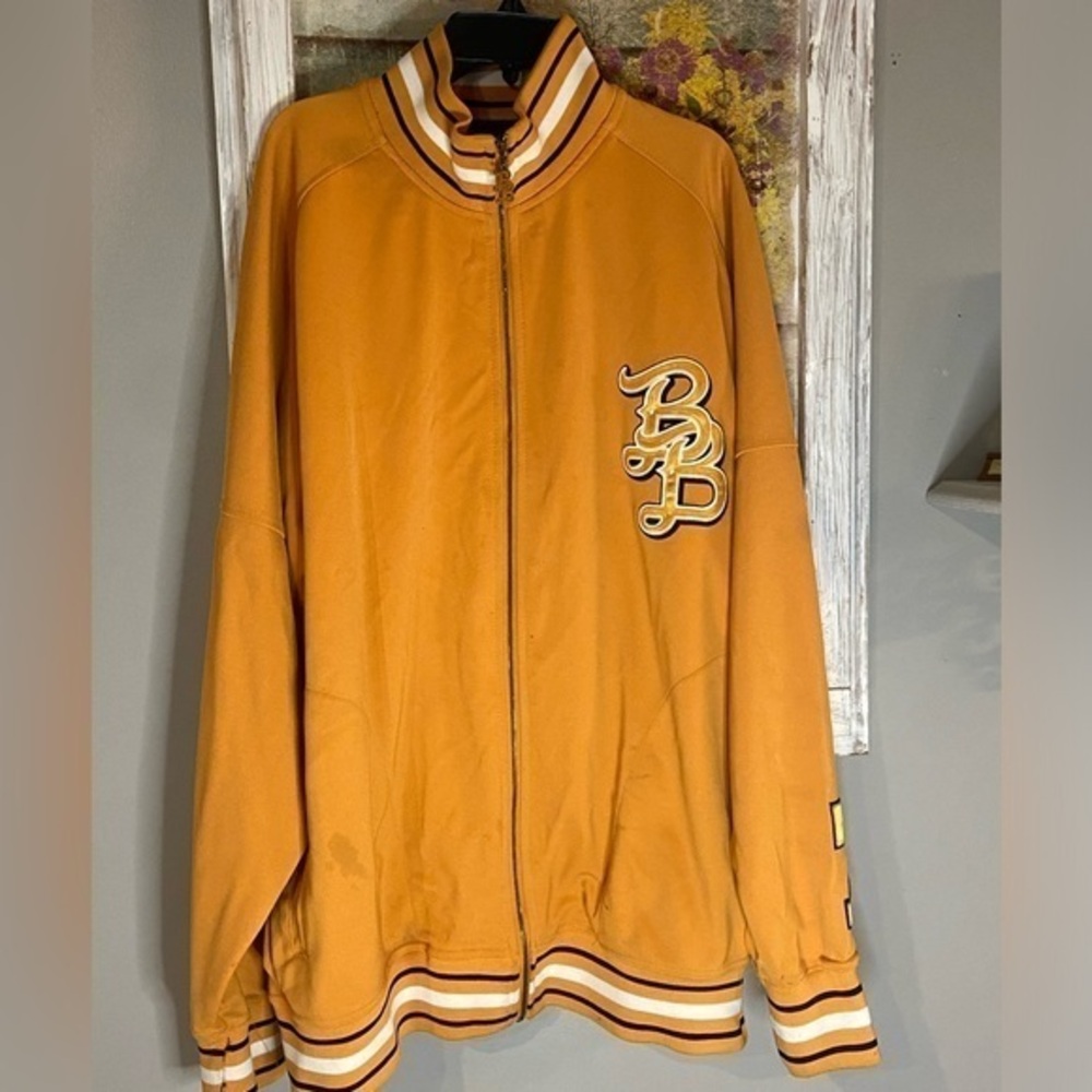 Vintage Bad Boy Athletics Jacket Mens Large L Warm Up Jacket Shirt 2000s Y2K